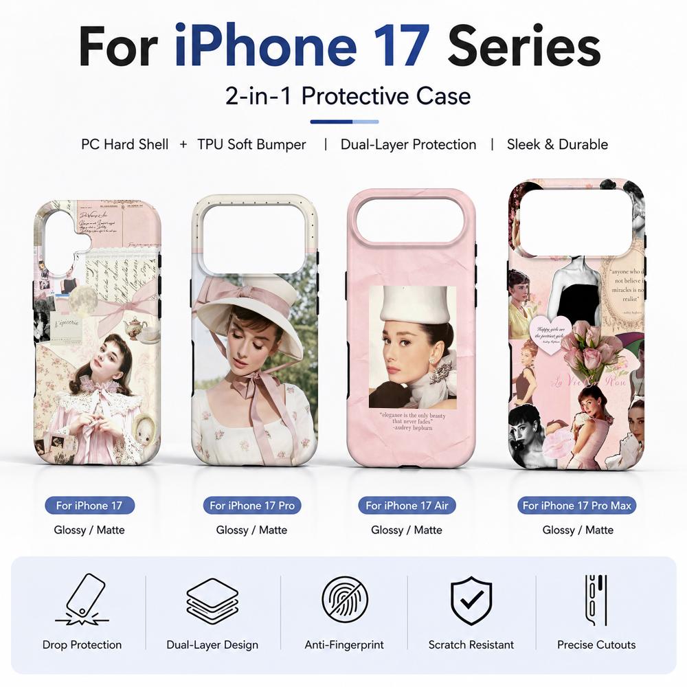Phone Cases H&M - Чехол для телефона A-Audrey H-Hepburn из