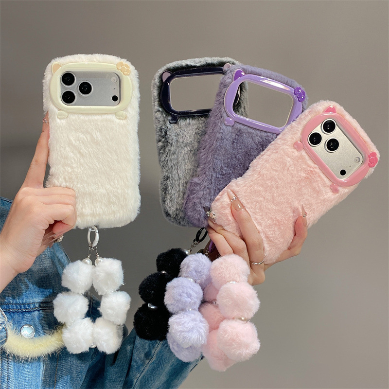 Роскошный однотонный плюшевый  – обзор и цена Phone Cases For Iphone 16